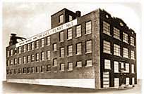 The factory in Hartford, CT, where Isadore Naboicheck began building mattresses.