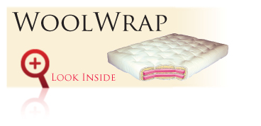 Look inside the Gold Bond WoolWrap futon sofa sleeper mattress