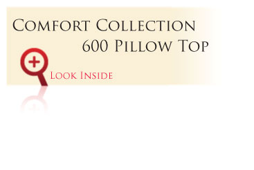 Look inside the Gold Comfort Collection 600 Pillow Top